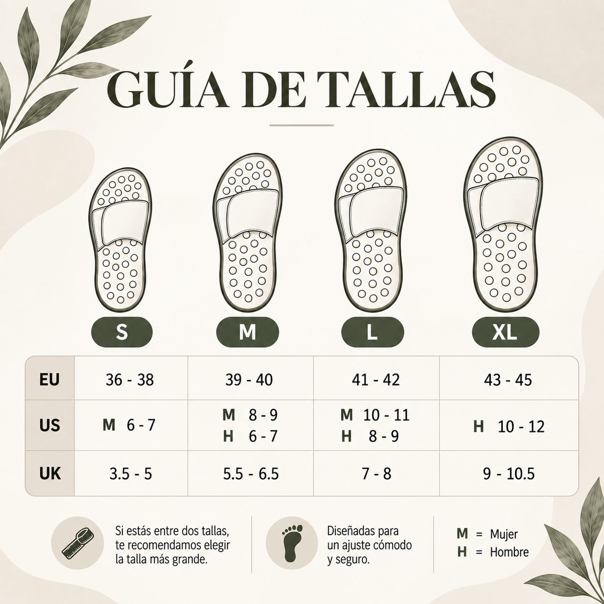 Sandalias de Alivio Plantar